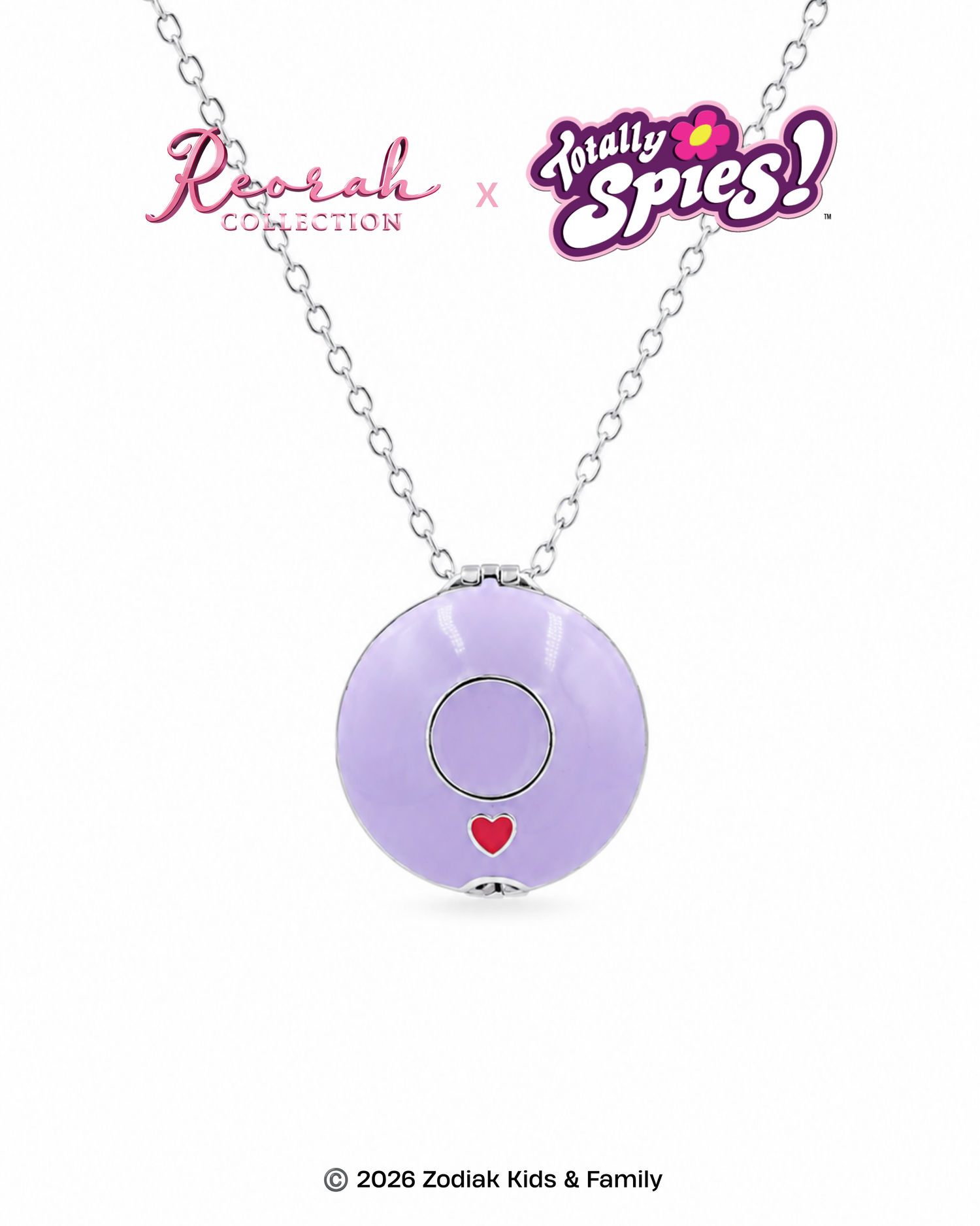 Totally Spies! Compowder Mirror Locket Necklace