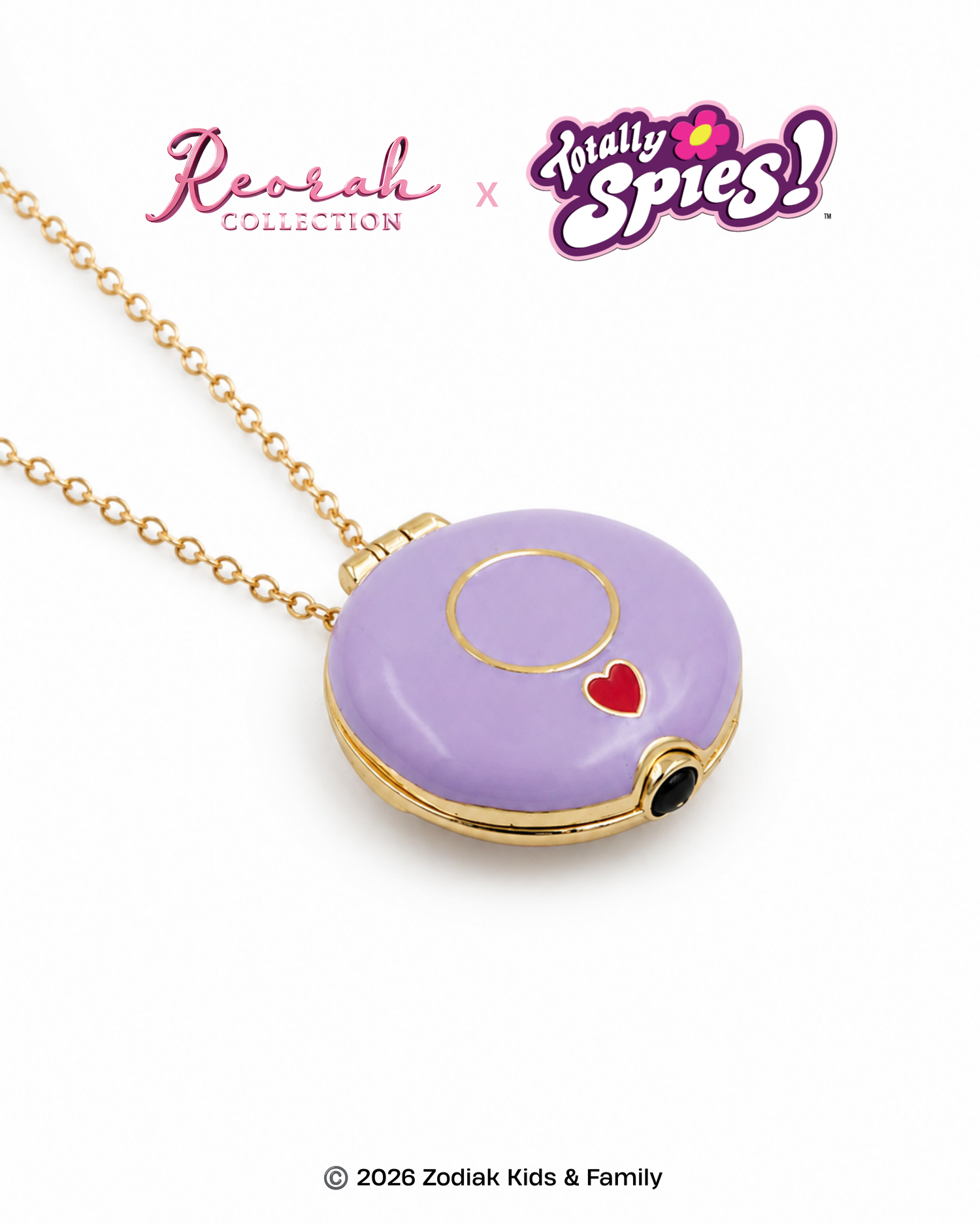 Totally Spies! Compowder Mirror Locket Necklace