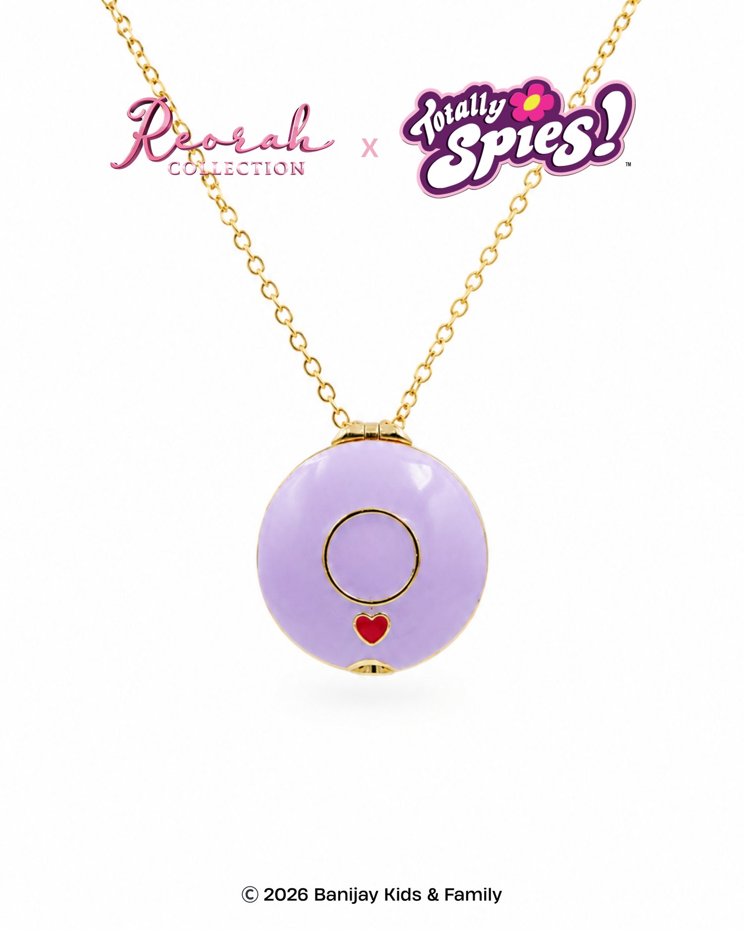 Totally Spies! Compowder Mirror Locket Necklace
