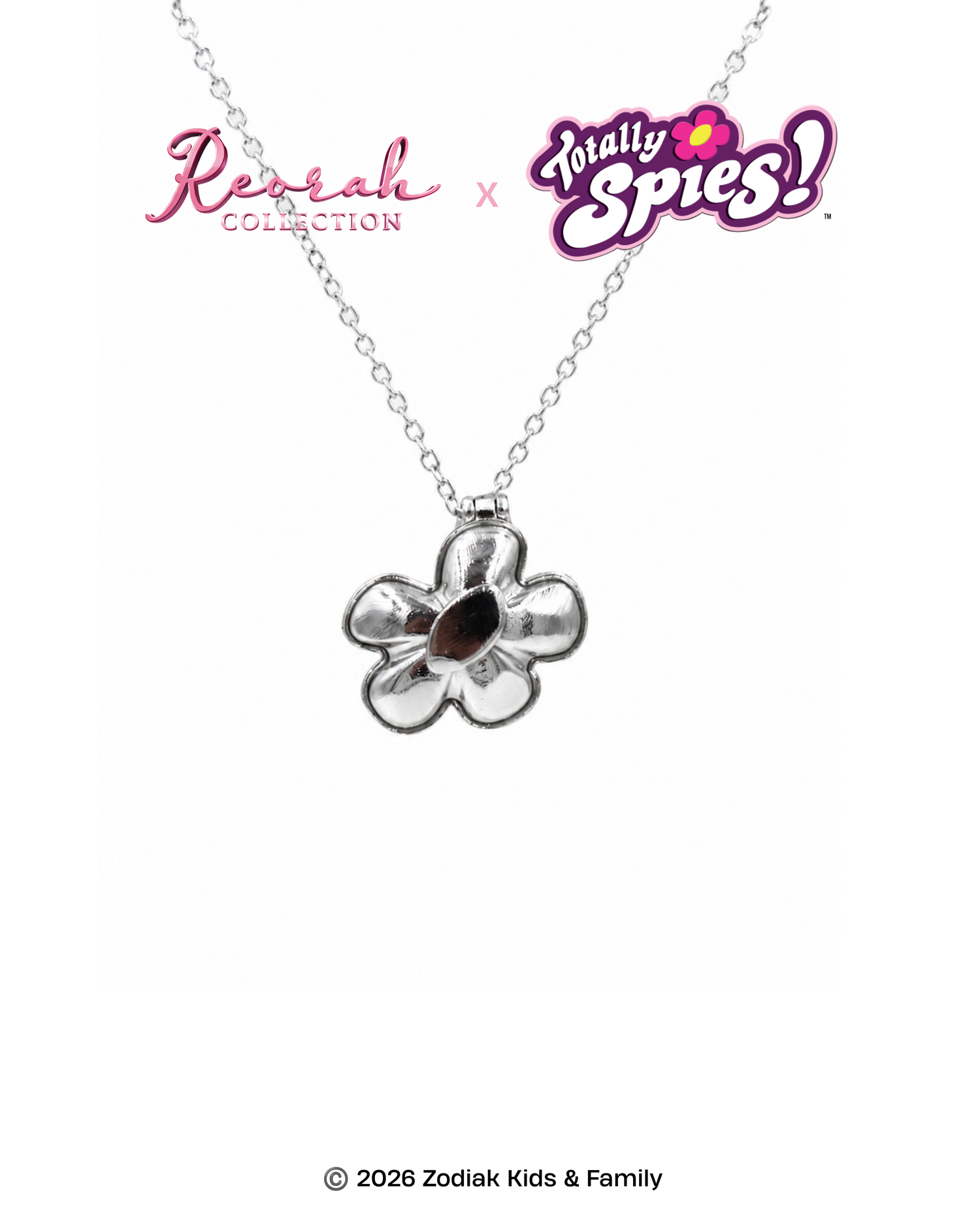 Totally Spies! Secret Flower Opening Locket Necklace