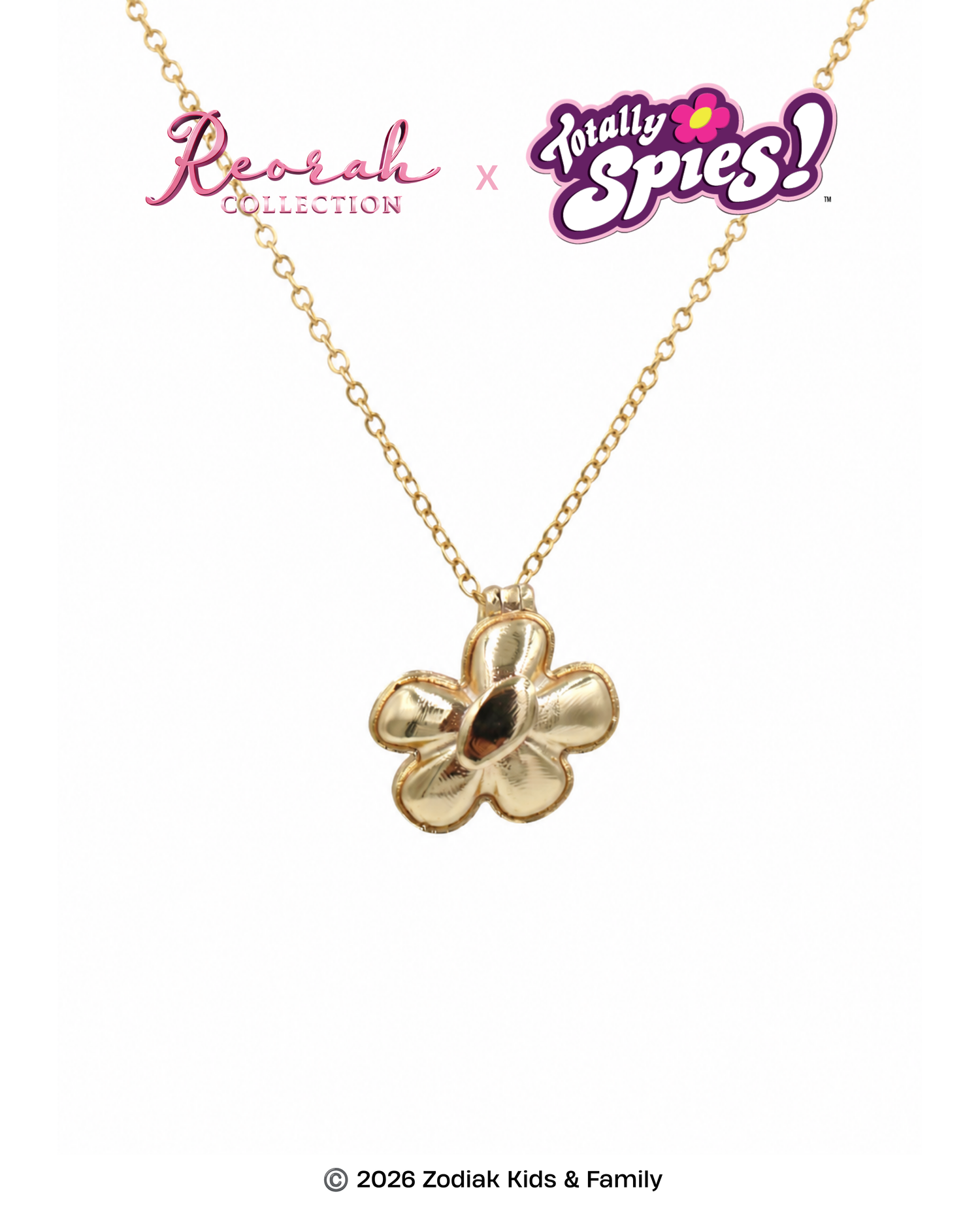 Totally Spies! Secret Flower Opening Locket Necklace