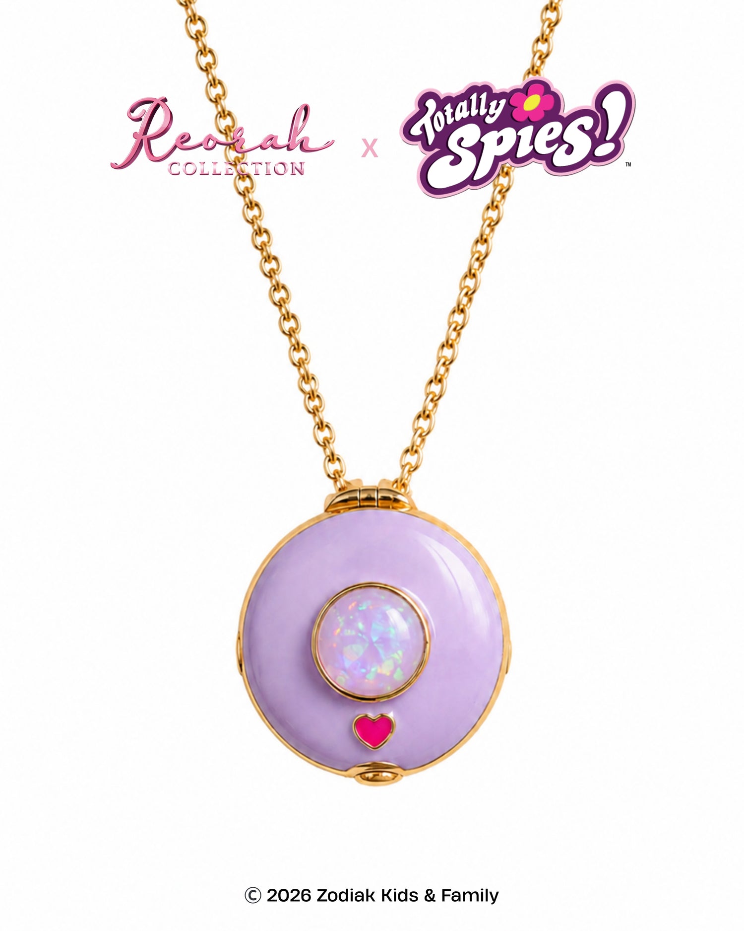 Totally Spies! Compowder Mirror Locket Necklace