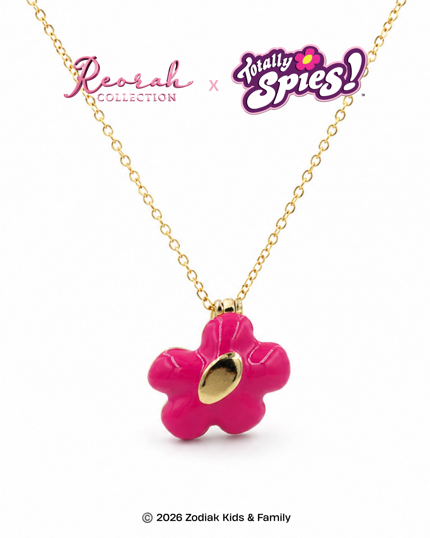 Totally Spies! Flower Opening Locket Necklace