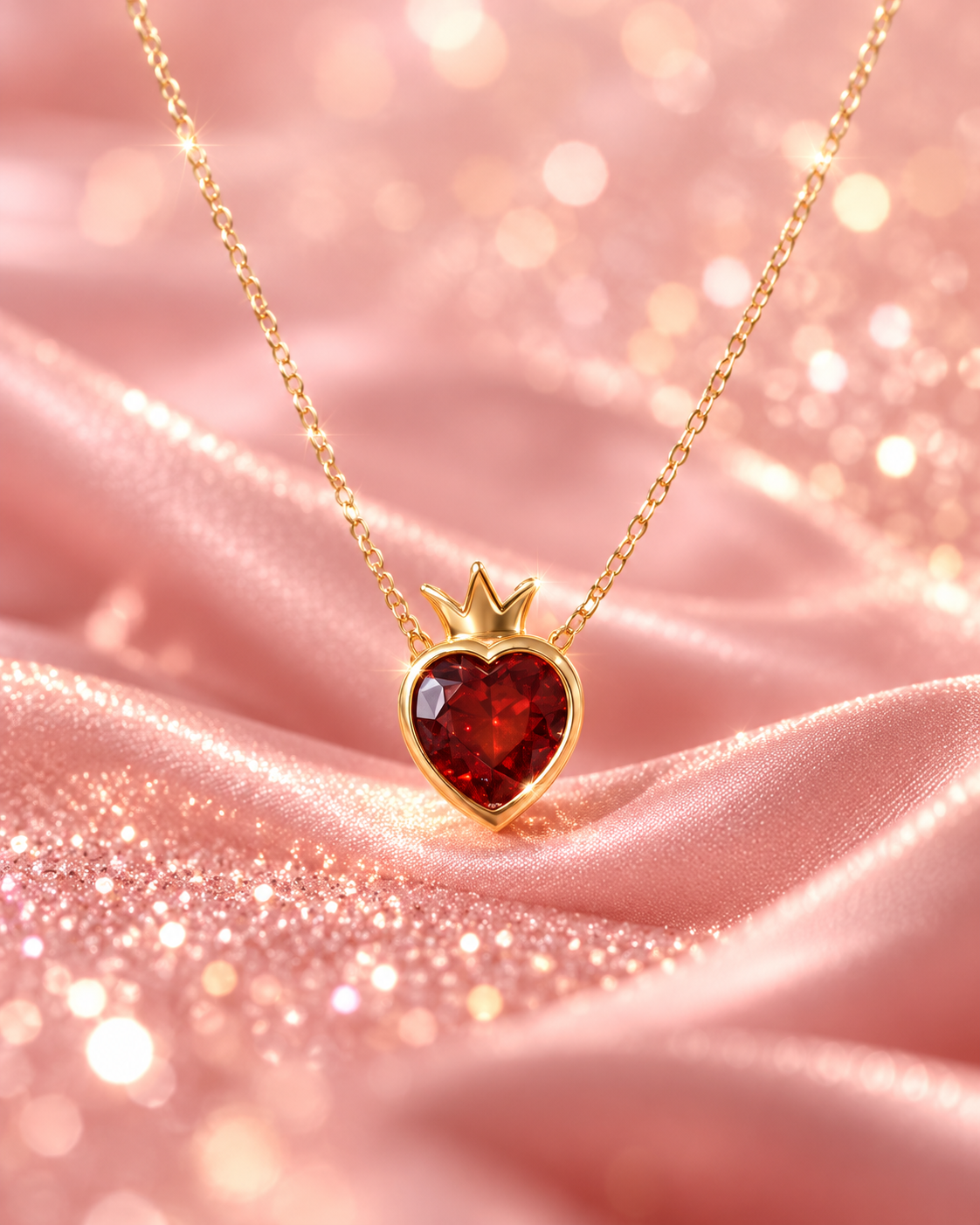 Snow White Necklace, 925 Sterling Silver