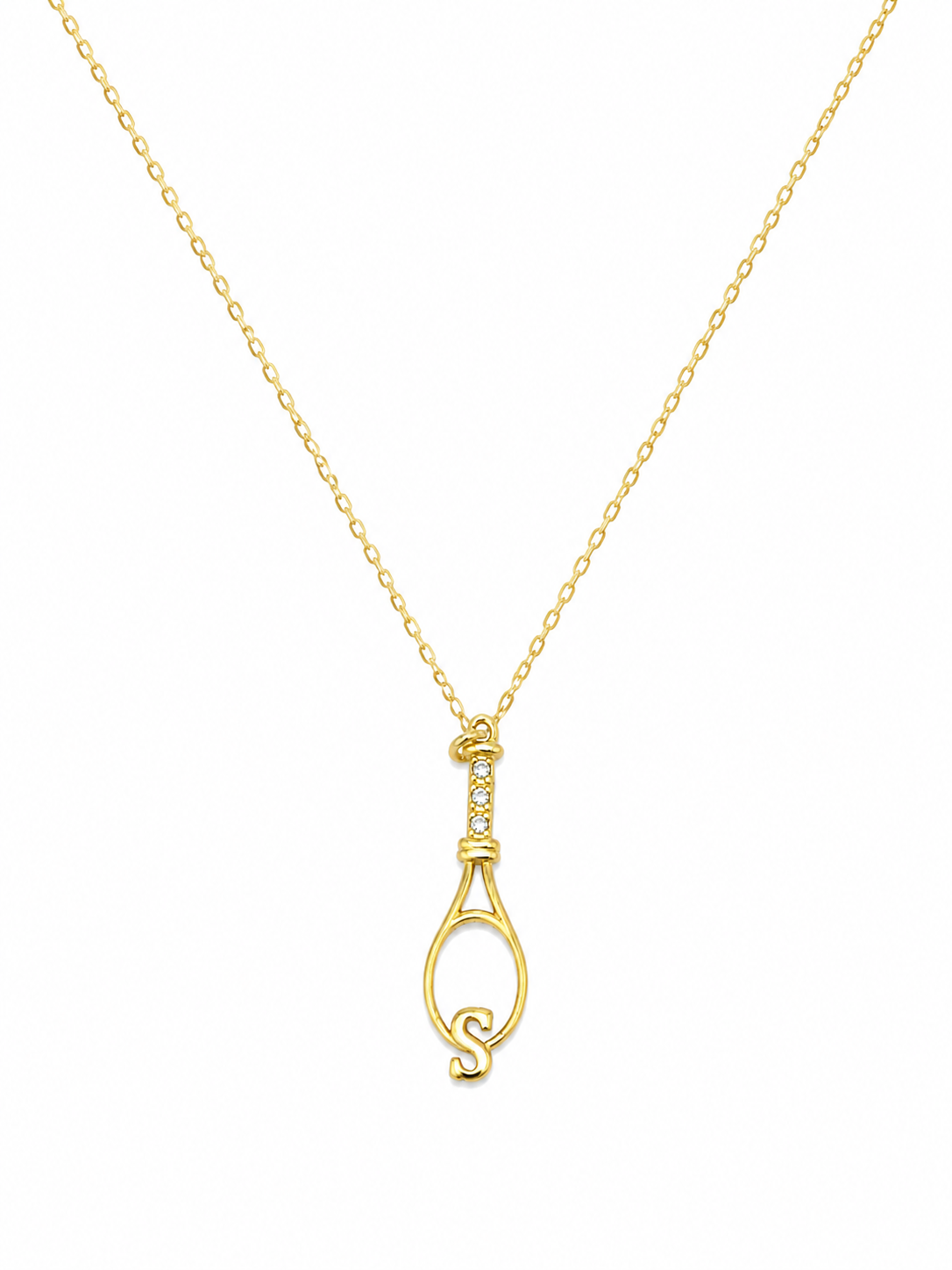Tennis 925 Sterling Silver Necklace