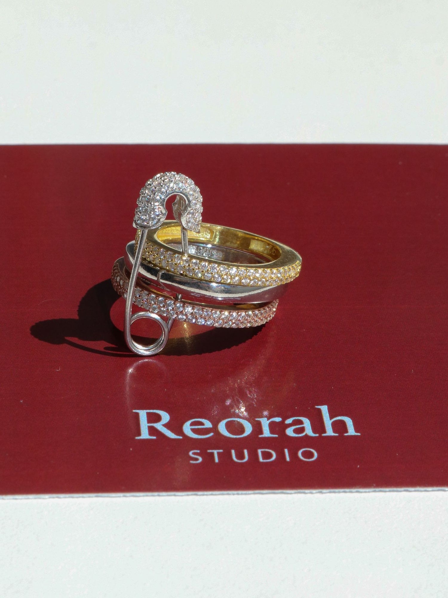 The Trinity Clip 925 Silver Ring
