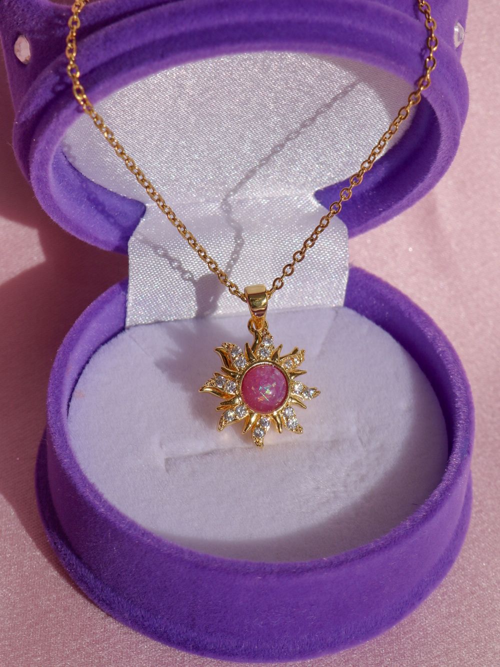Rapunzel Spinning Sun Necklace – Reorah - Main Image