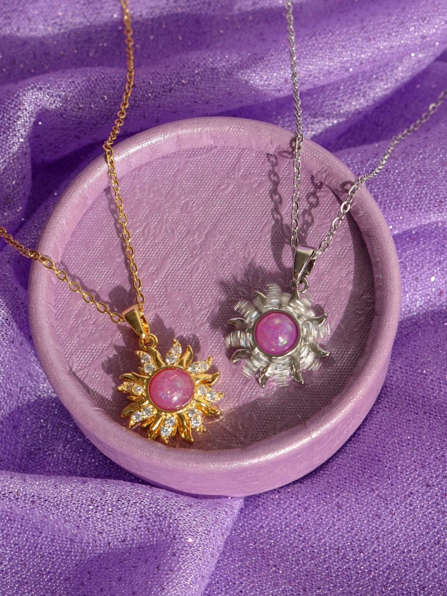 Rapunzel Spinning Sun Necklace