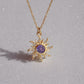 Rapunzel Sun Necklace, 925 Sterling Silver, Princess Jewelry