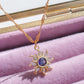 Rapunzel Lila Sonne Halskette, Prinzessin Schmuck, Lila Sonne Halskette, Geek Schmuck, Tangled Sun Halskette 