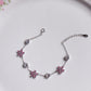 Lily Flower Bracelet, 925 Sterling Silver