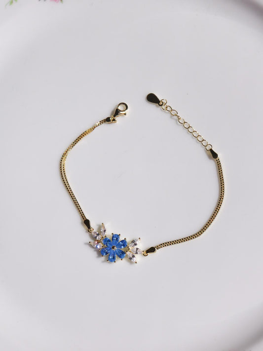 Forget Me Not Bracelet, 925 Sterling Silver