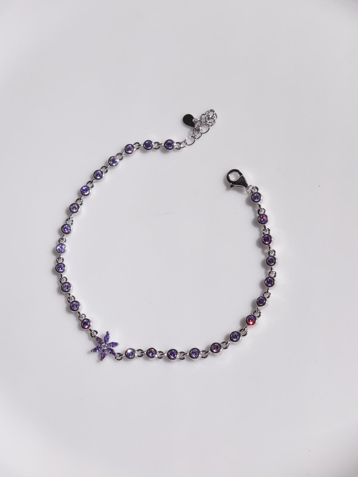 Twinkle Gems Bracelet, 925 Sterling Silver