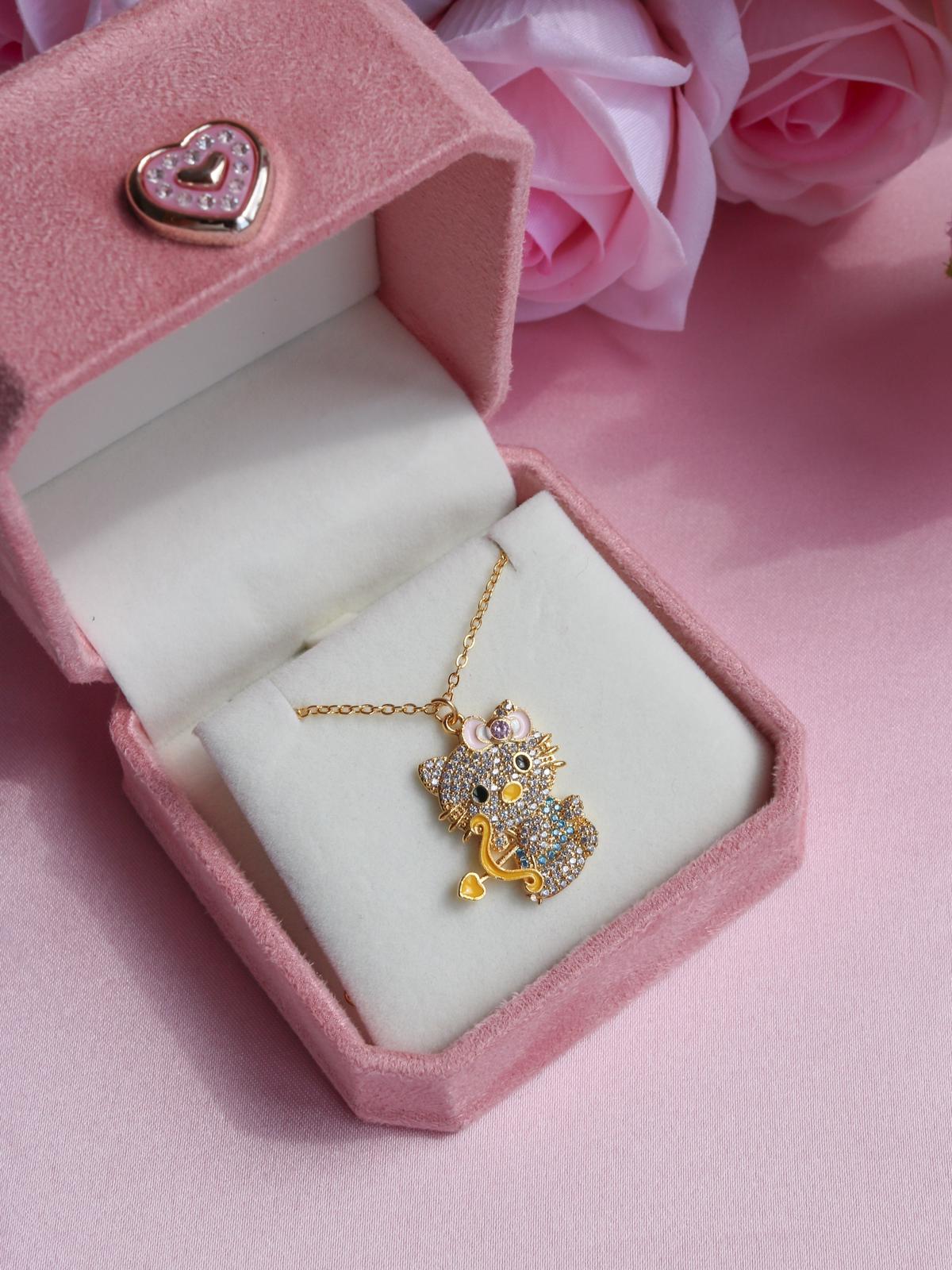 Hello Kitten Zodiac Sign Necklace