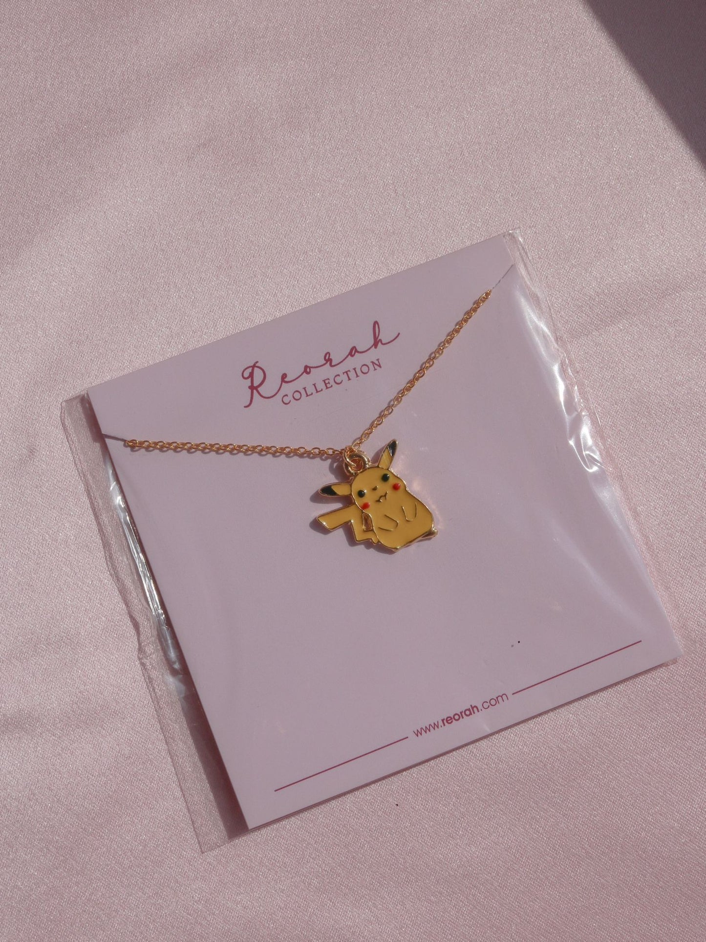 Pikachu Necklace, Yellow Thunder Necklace