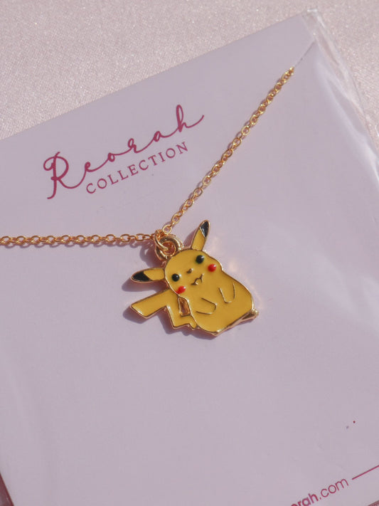 Pikachu Necklace, Yellow Thunder Necklace