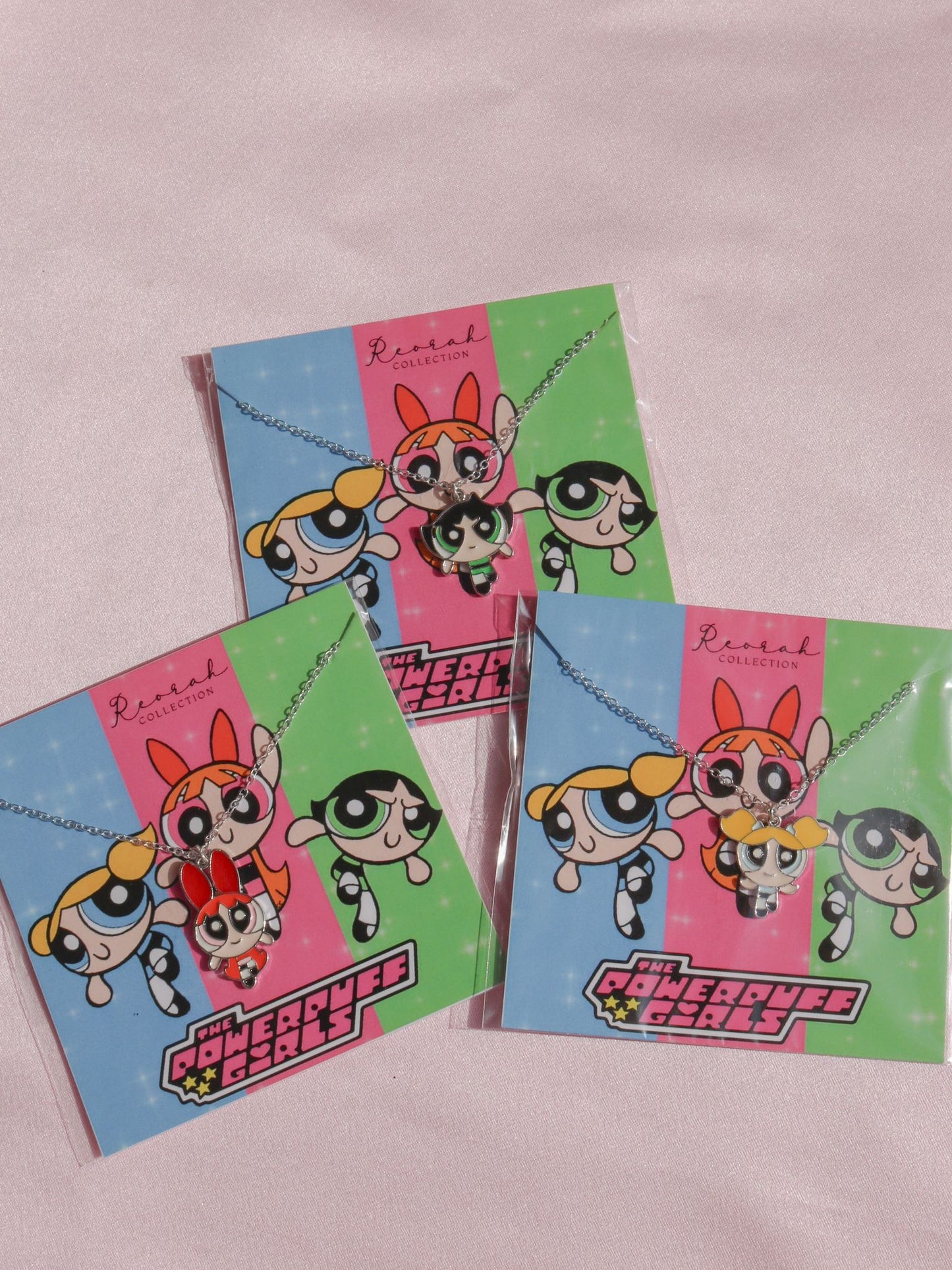 Powerpuff Girls Necklace, BFF Necklace