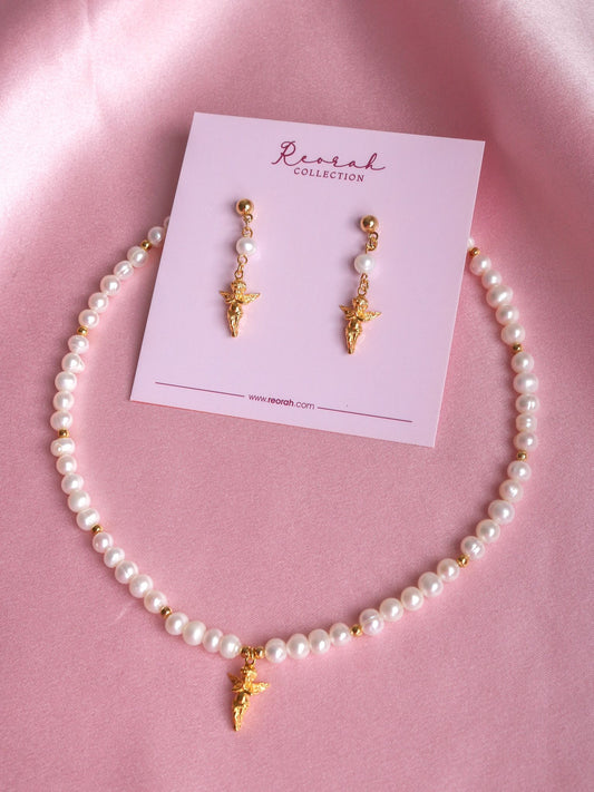 Angel Touch With Pearls Earrings