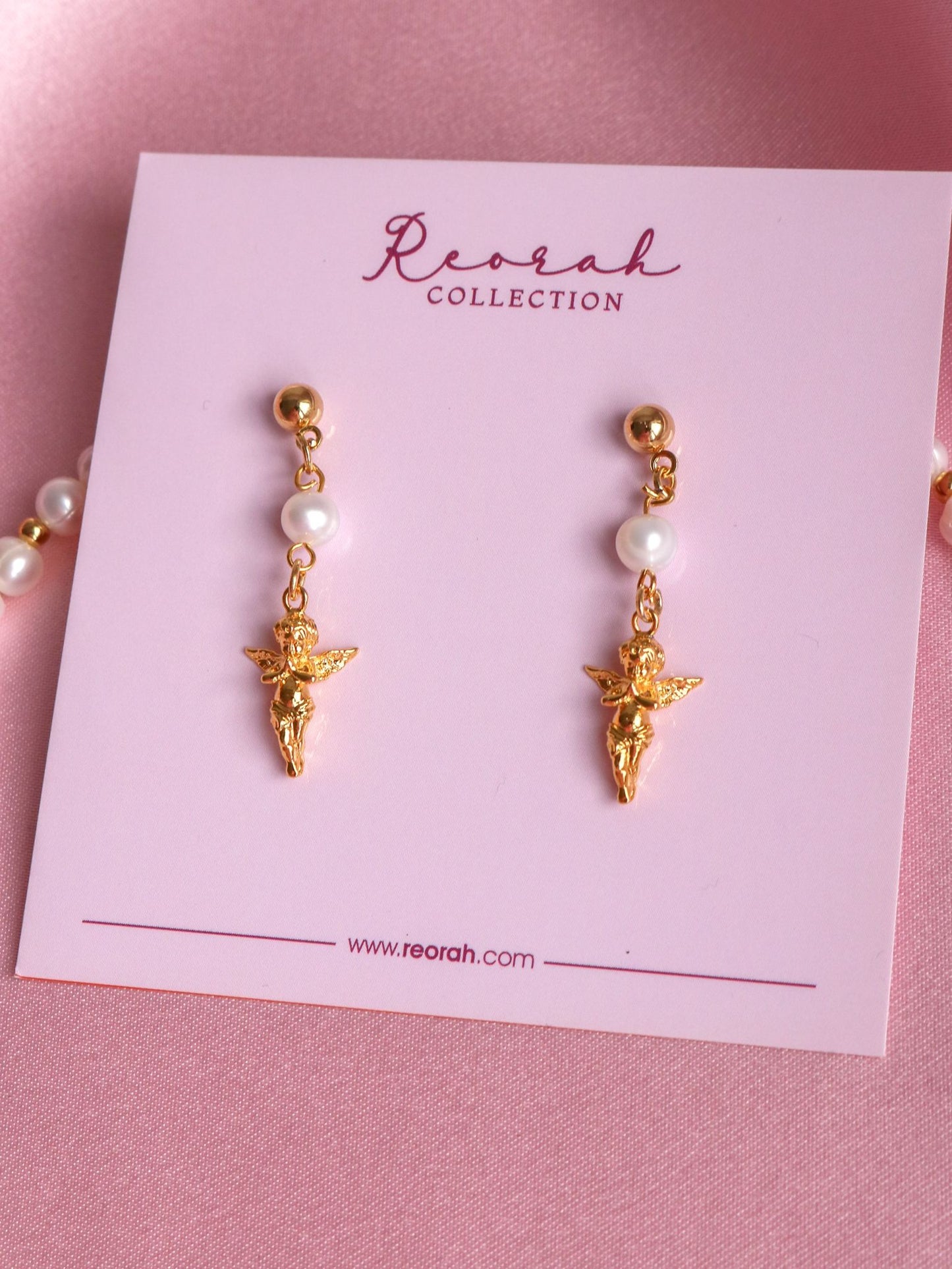 Angel Touch With Pearls Earrings