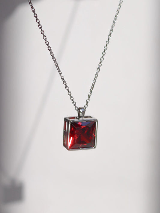 Odile Necklace, Black Swan Necklace, 925 Sterling Silver