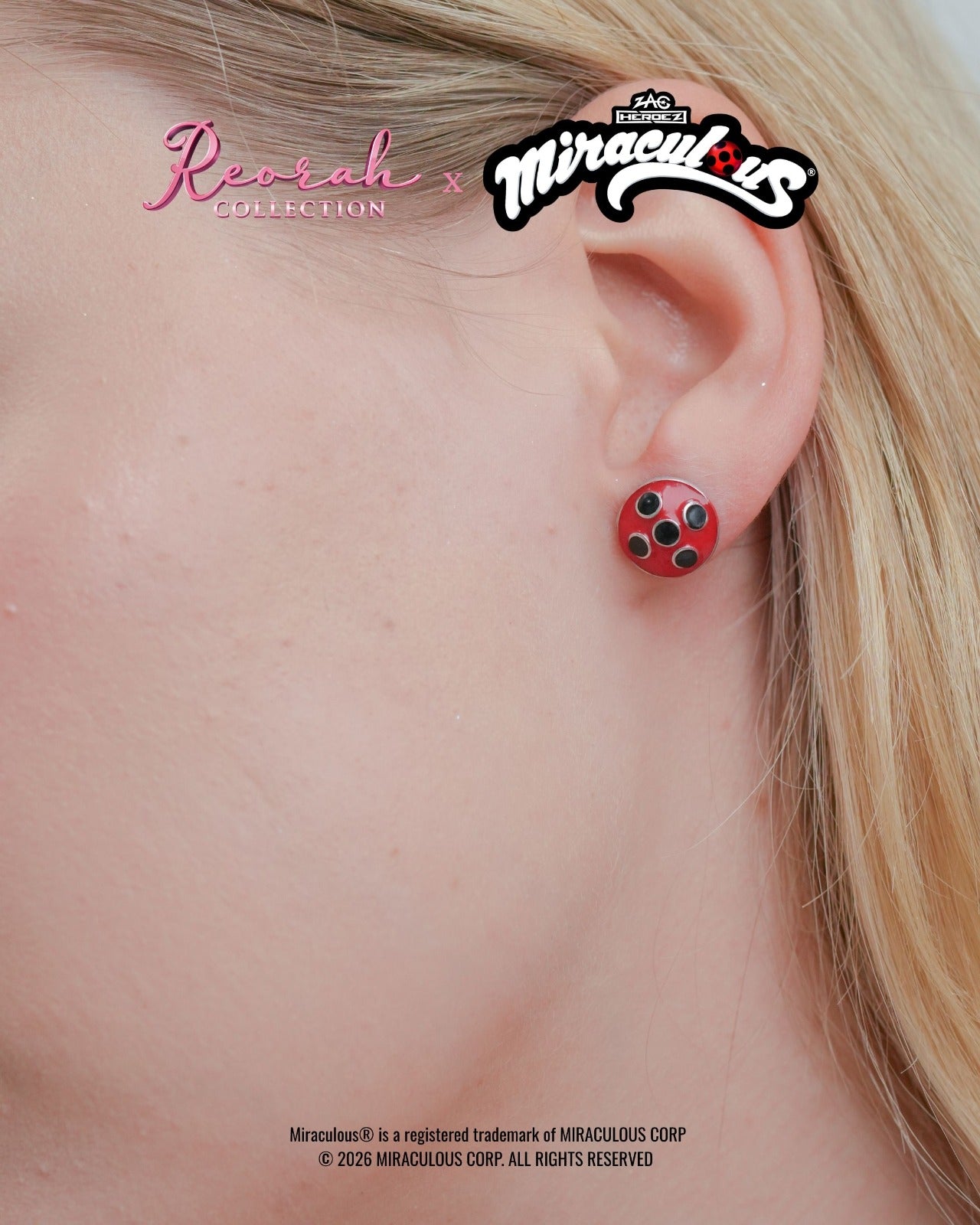 Miraculous® Ladybug Earrings
