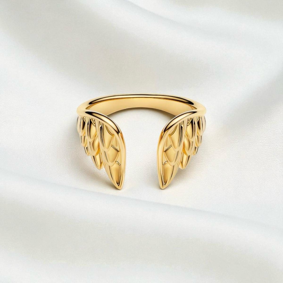 Angel Wing Bestie Pinky 925 Sterling Silver Ring