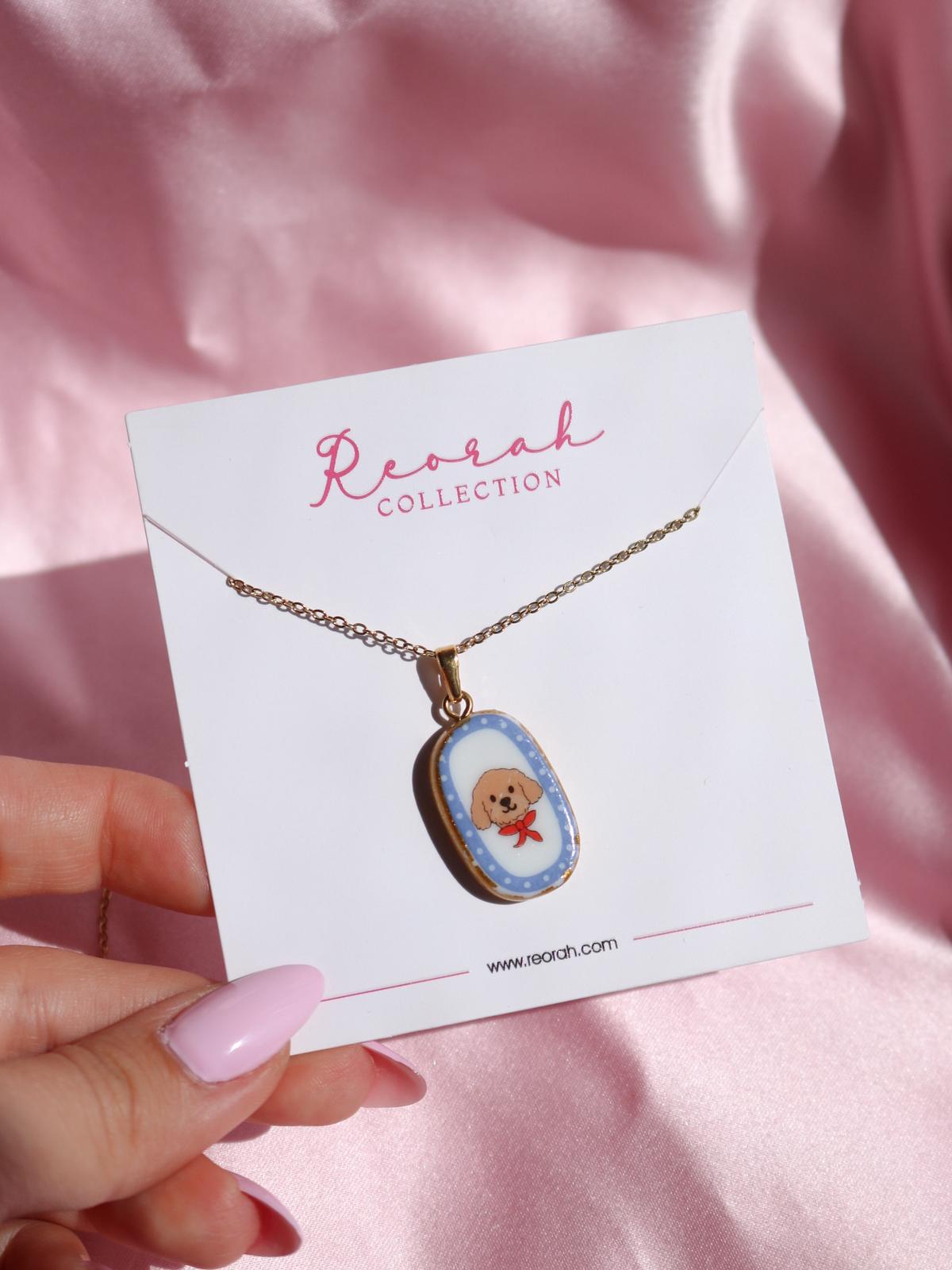 The Poodle Personalized Photo Pendant Necklace