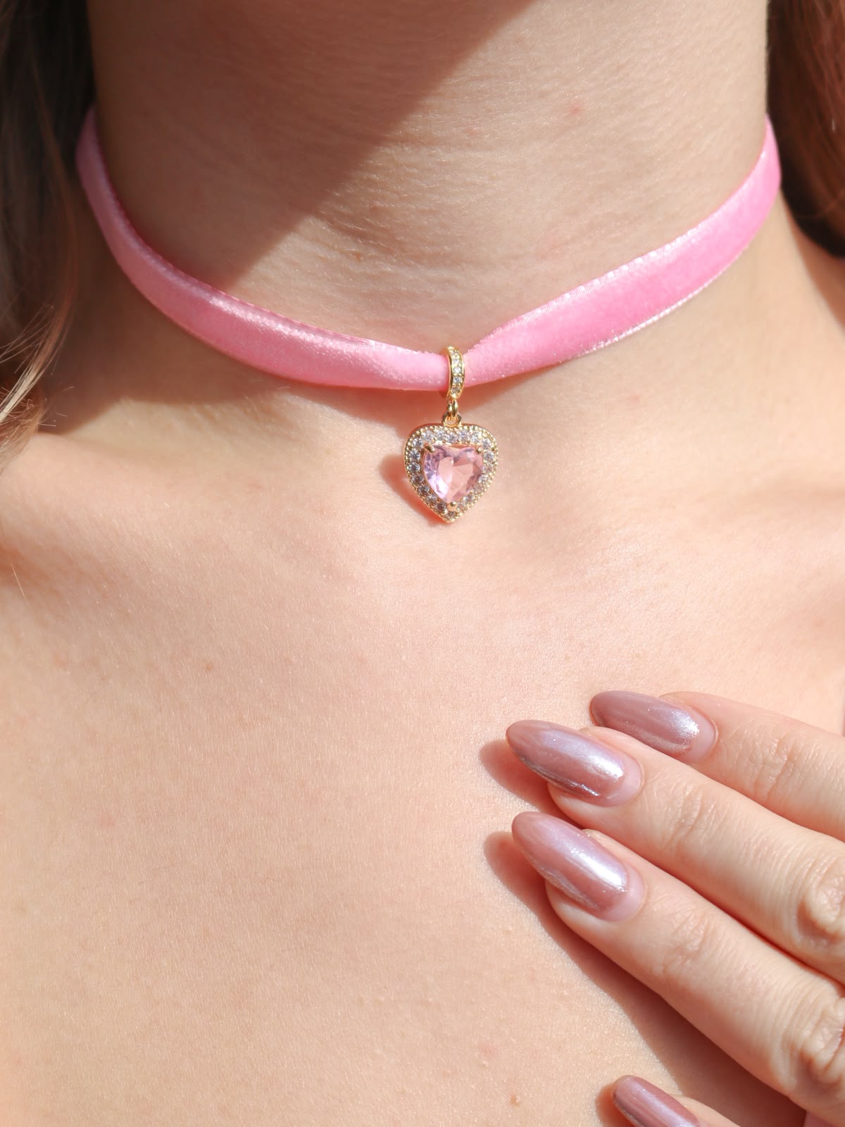 Princess Pauper Heart Choker, Anneliese  Necklace
