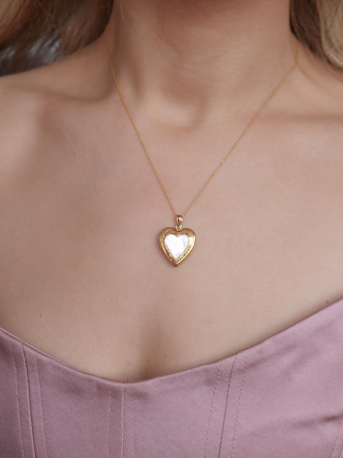 Forever Yours Heart  925 Silver Necklace