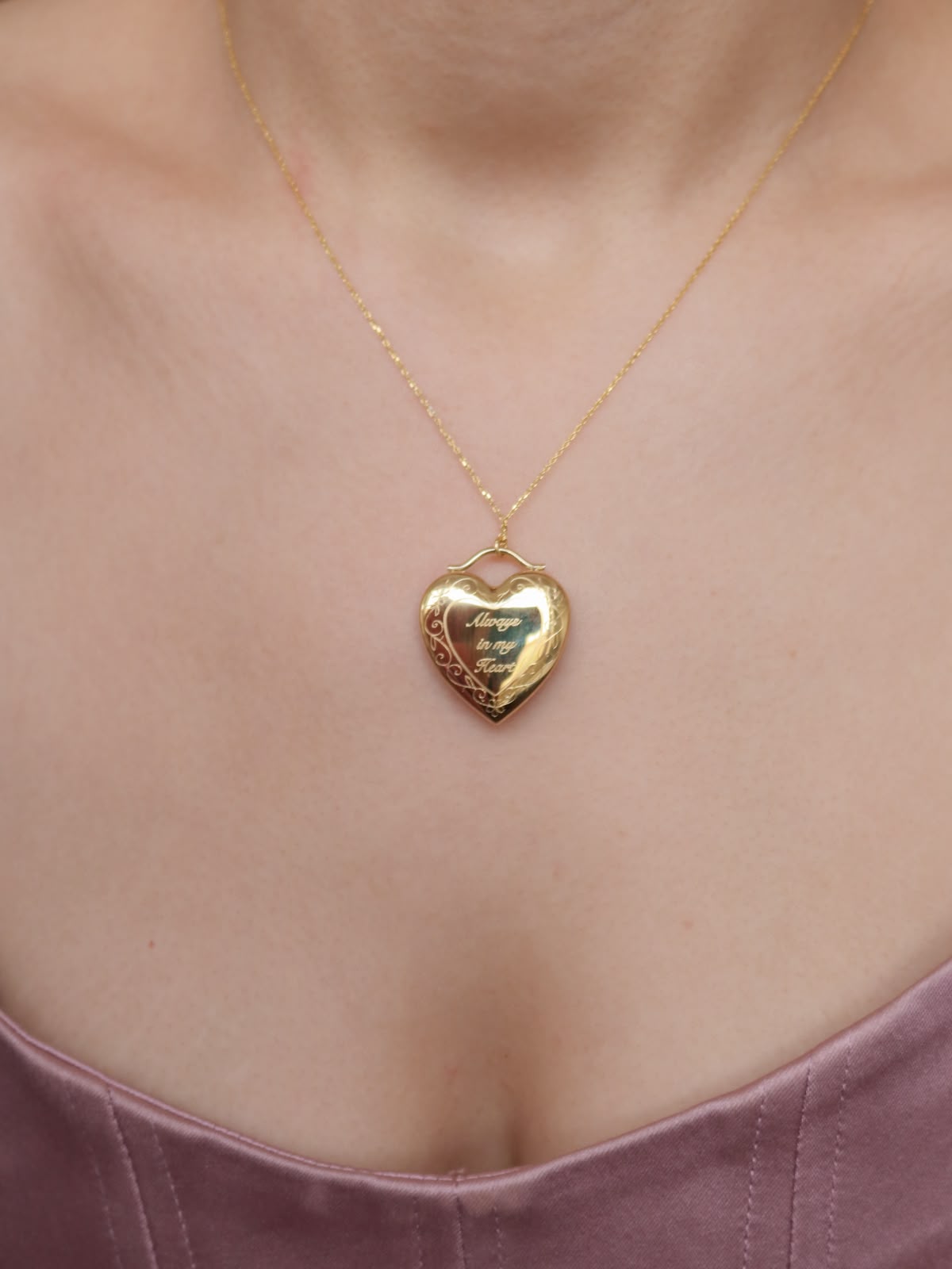 Always in my Heart 925 Silver Necklace