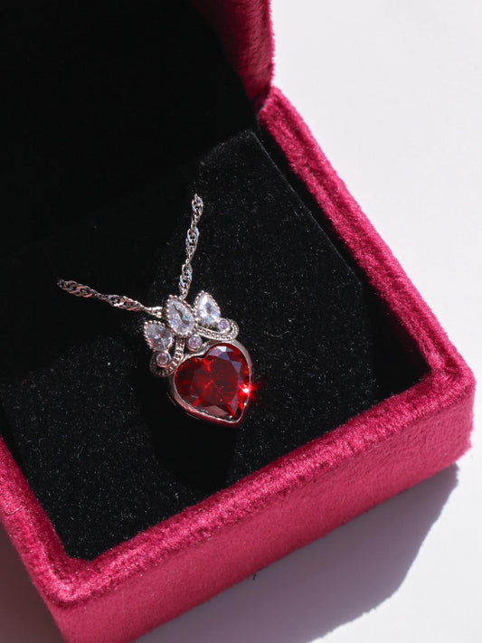 Rapunzel's Mother Gothel Heart Necklace, Princess Jewelry