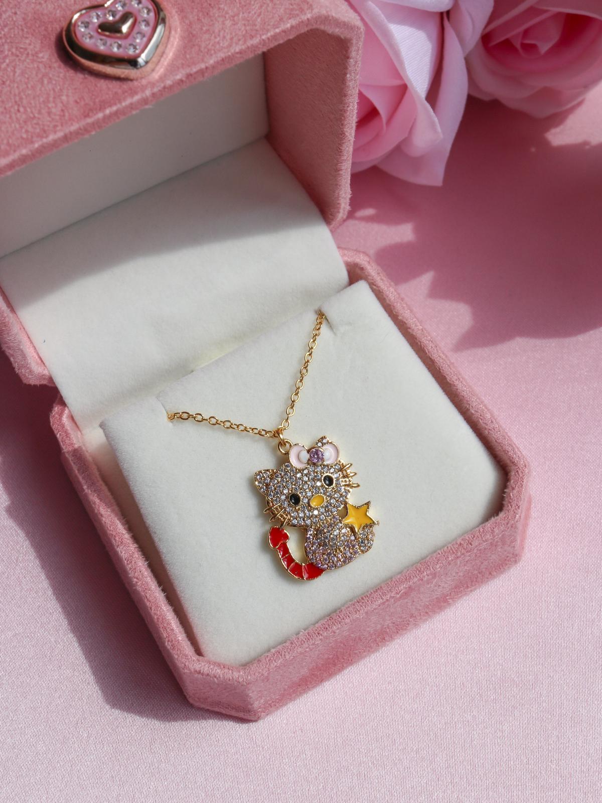 Hello Kitten Zodiac Sign Necklace