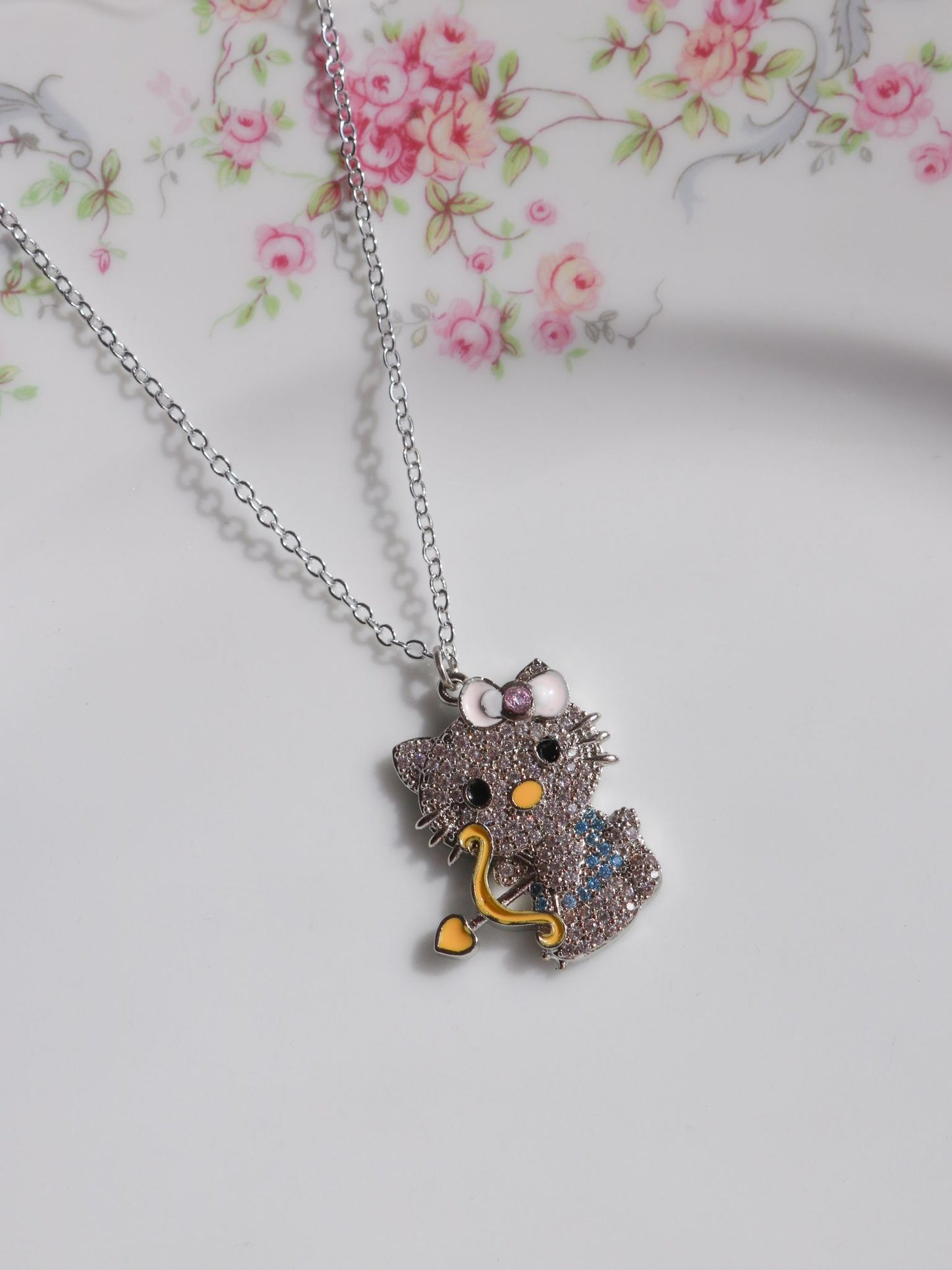 Hello Kitten Zodiac Sign Necklace