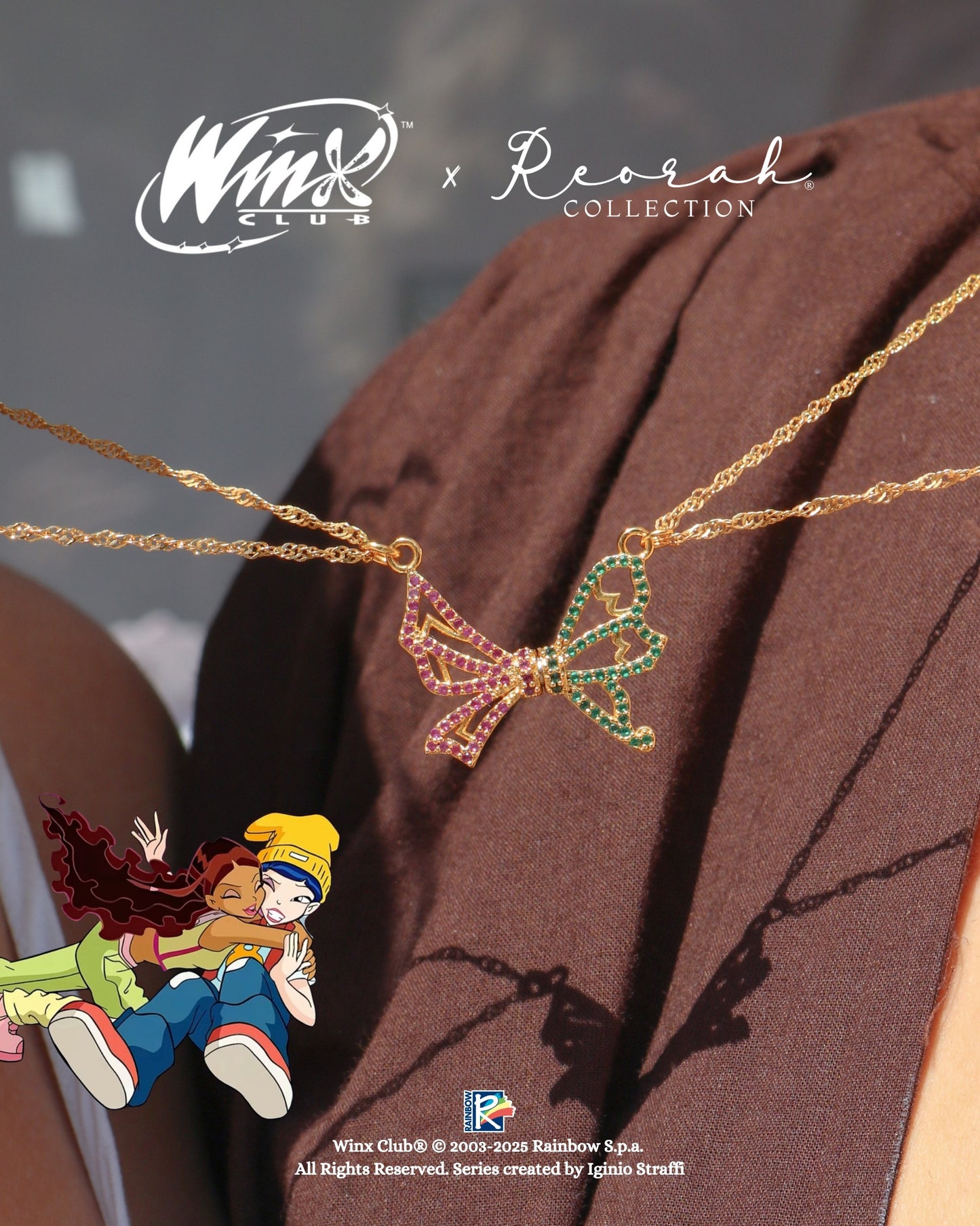 Winx Club Enchantix Wings Friendship Necklace