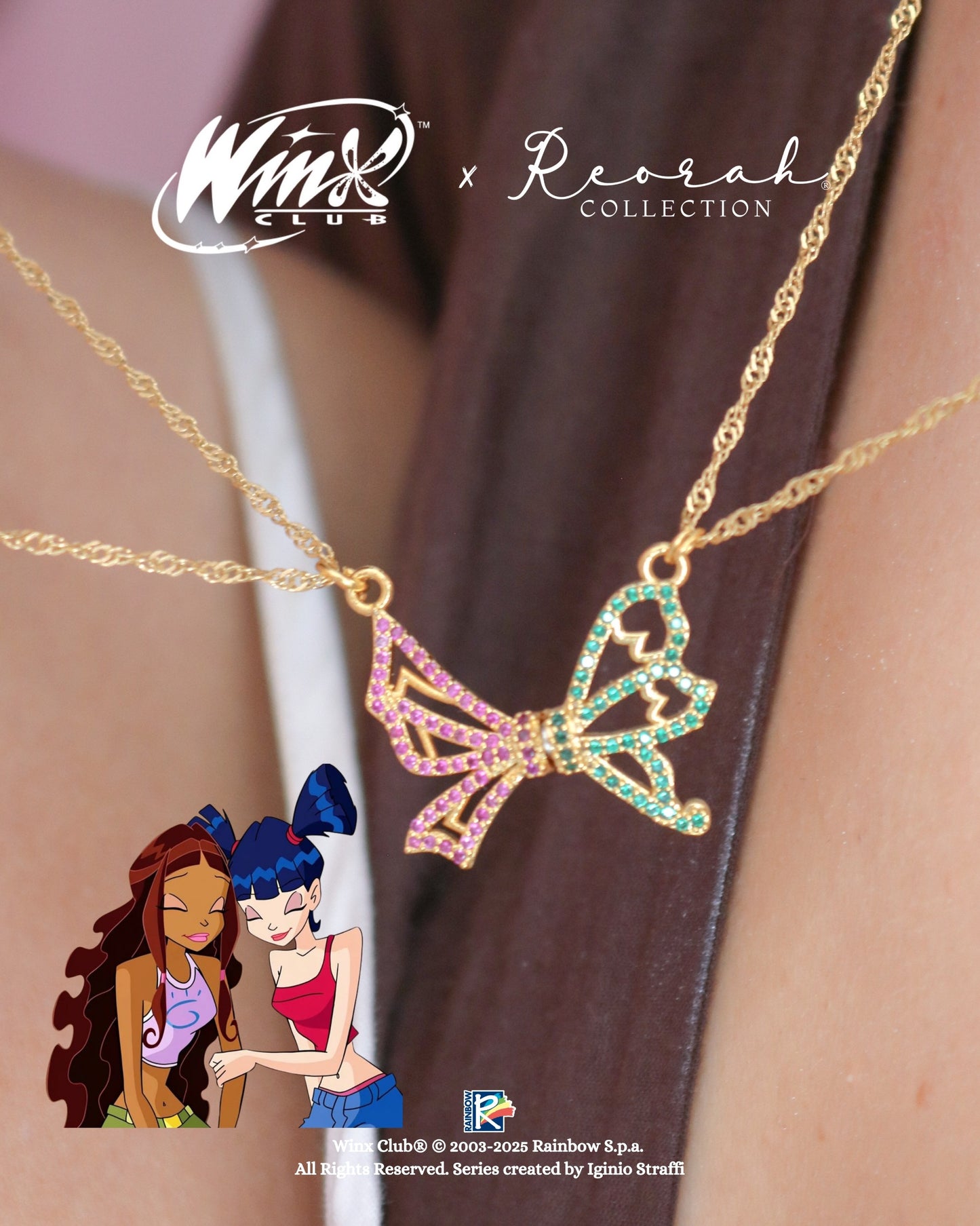 Winx Club Enchantix Wings Friendship Necklace