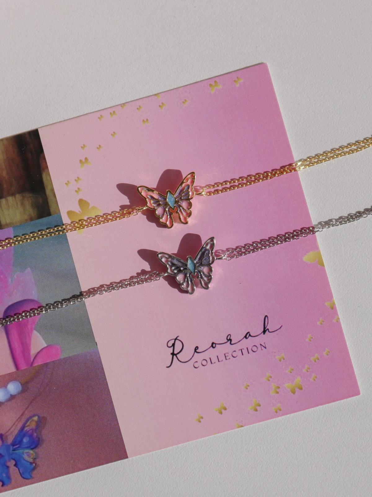 Fairy Elina Butterfly Bracelet, Mermaid Bracelet, 925 Sterling Silver