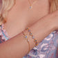 Rapunzel Sun Opal Necklace Earring Ring Set 925 Sterling Silver