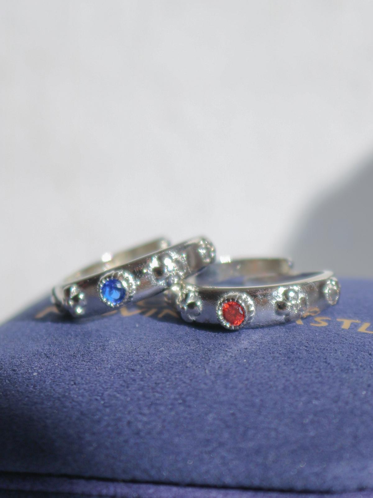 Howl's Moving Chateau Rings, Couple Ring Set, Anime Rings