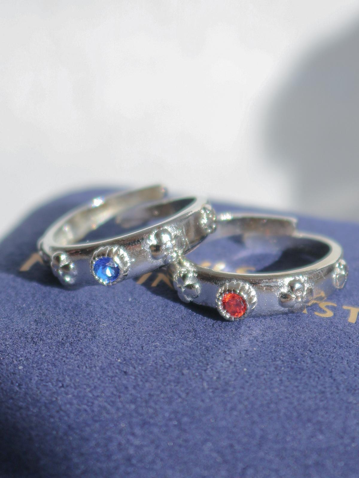Howl's Moving Chateau Rings, Couple Ring Set, Anime Rings