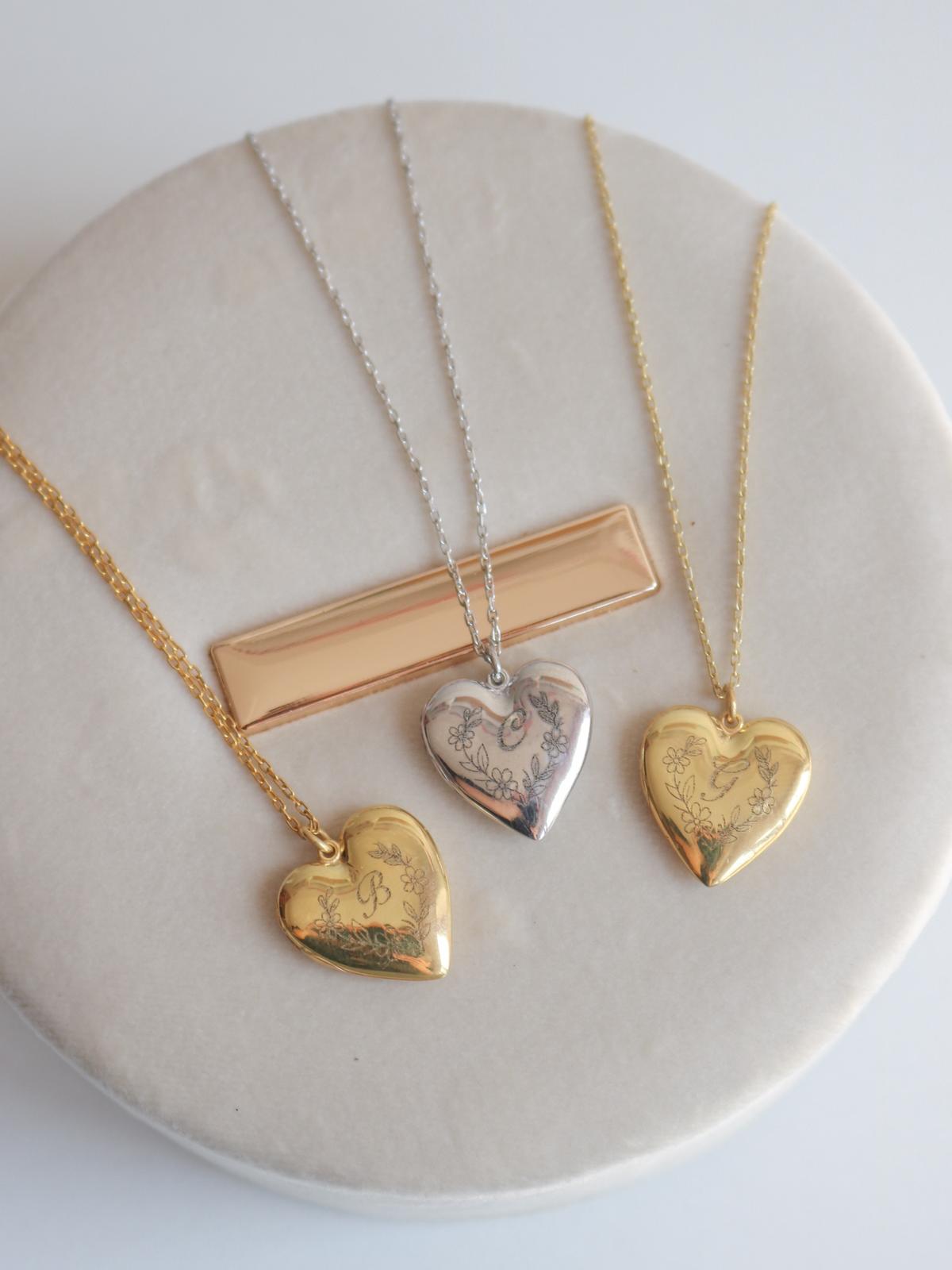 Deeply in Love Personalized Photo Locket 925 Sterling Silver Necklace