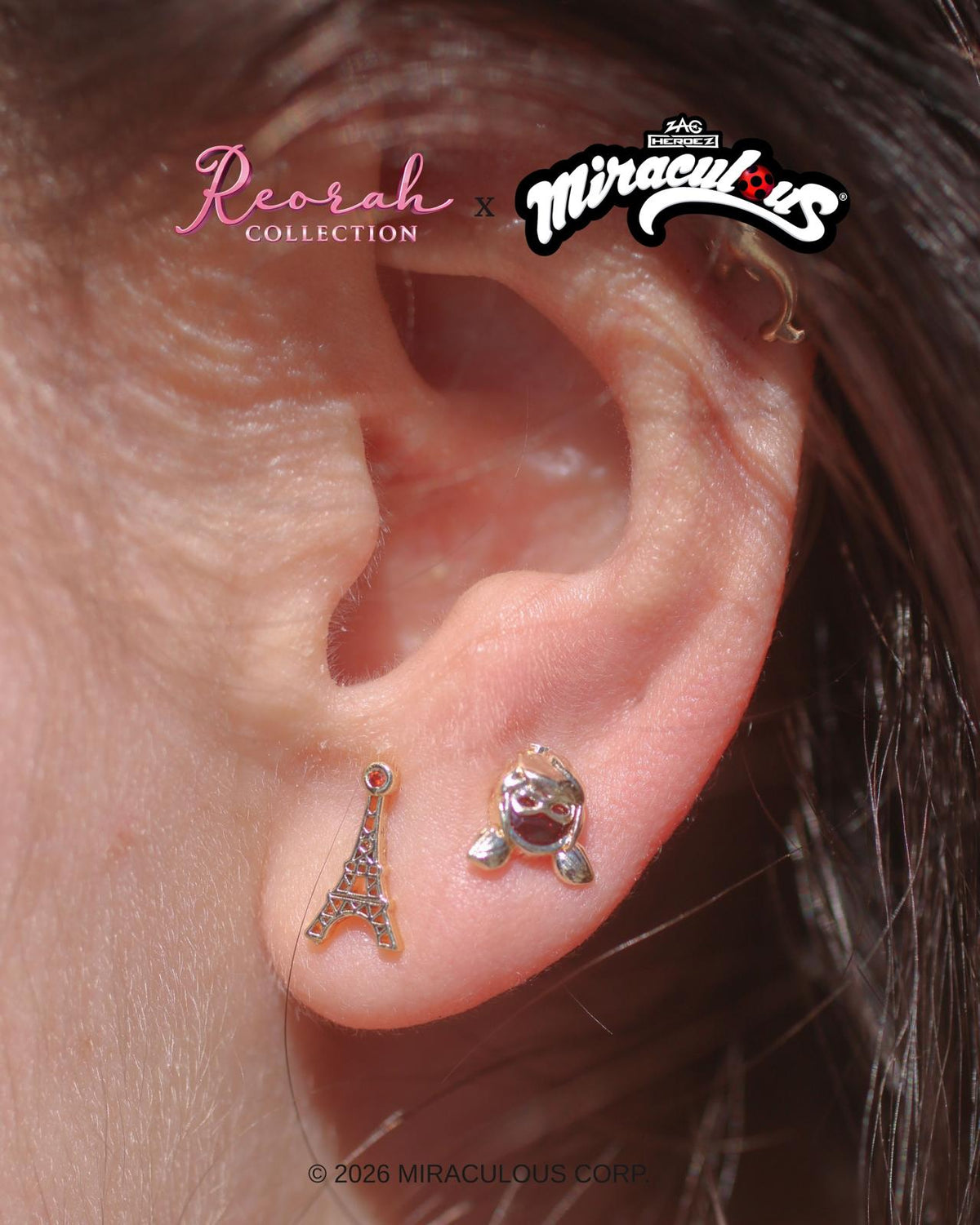 Miraculous® Eiffel Stud Earrings