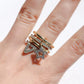 White Velorien Charm Ring 15 - Size M