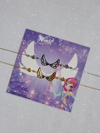 Winx Club® Tecna Enchantix Wings 925 Silver Bracelet
