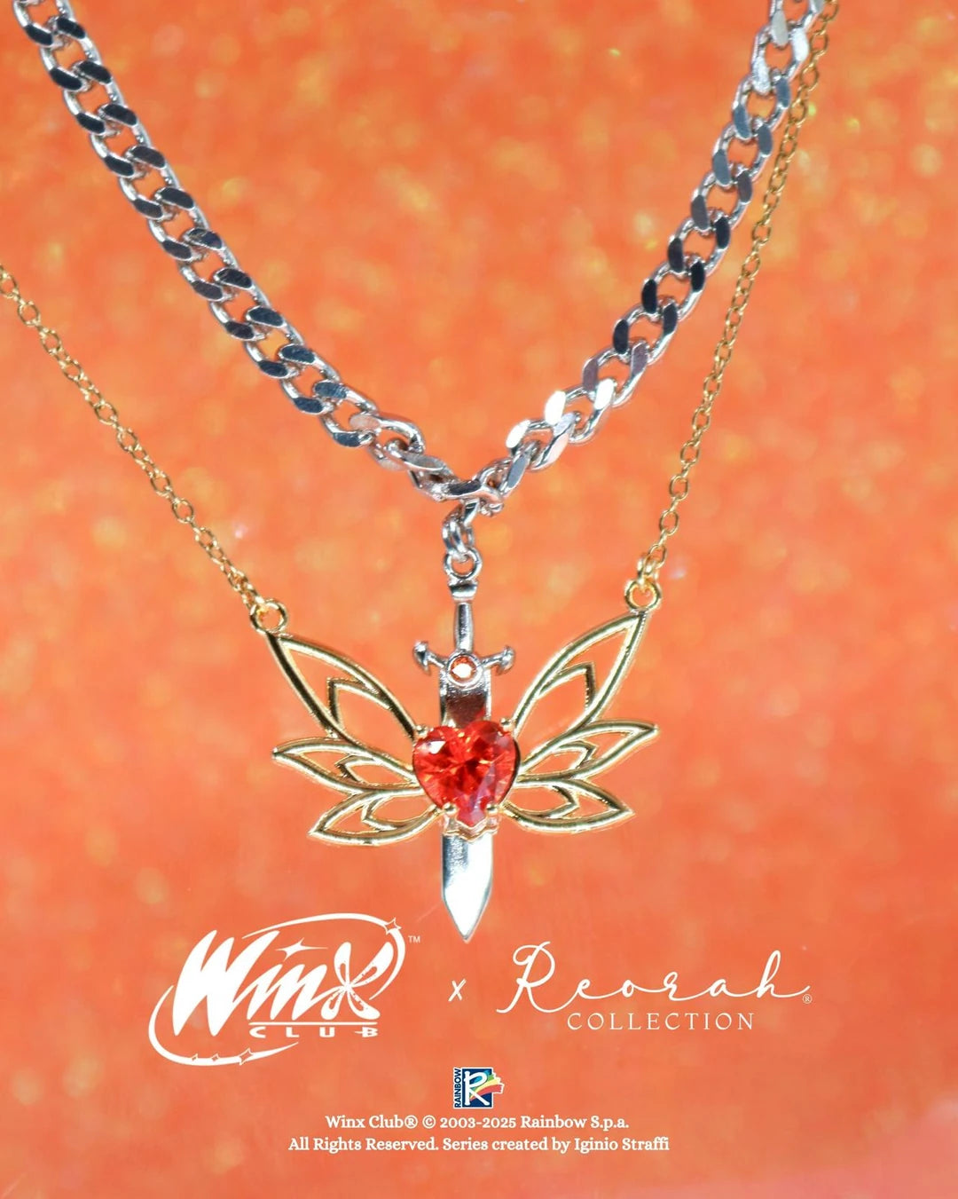 Winx Club® Stella and Brandon Couple Necklaces