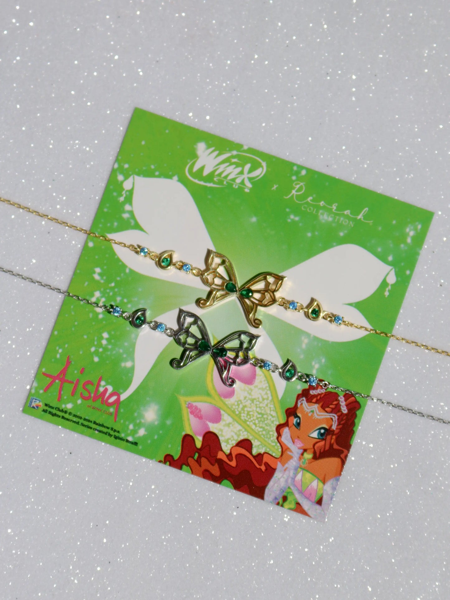 Winx Club® Aisha Enchantix Wings 925 Silver Bracelet