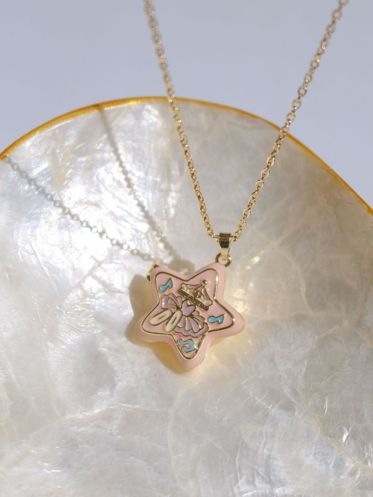 Ballet Wish Star  Personalized Photo Locket Necklace