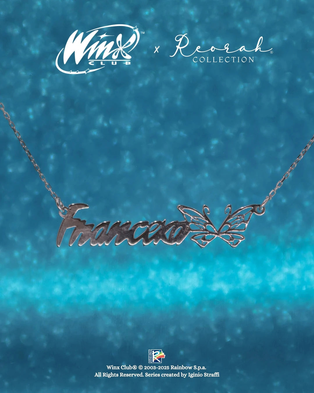 Winx Club® Bloom Personalized Enchantix Wings Name Necklace