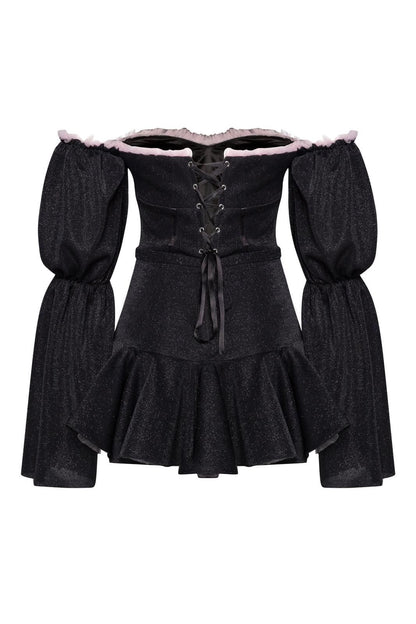 Reorah Couture | Black Birthday Dress, Cruella Dress, Mini Black Dress