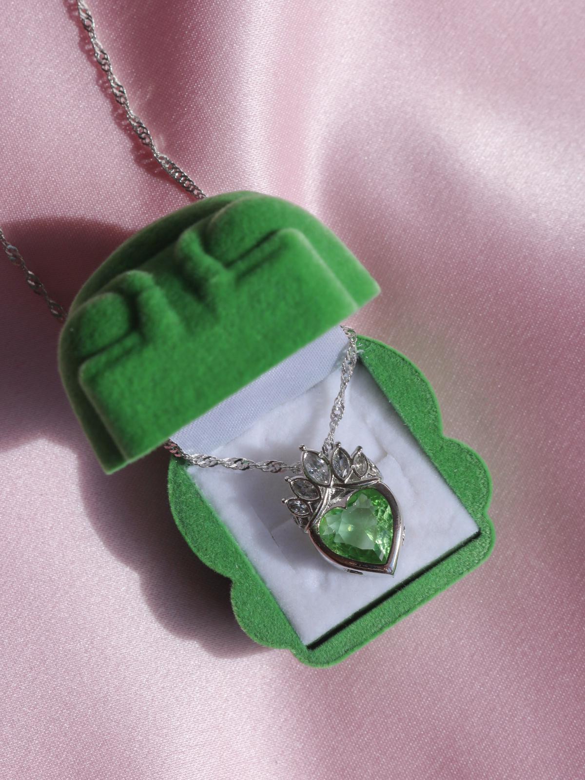 Tiana Crown Heart Necklace