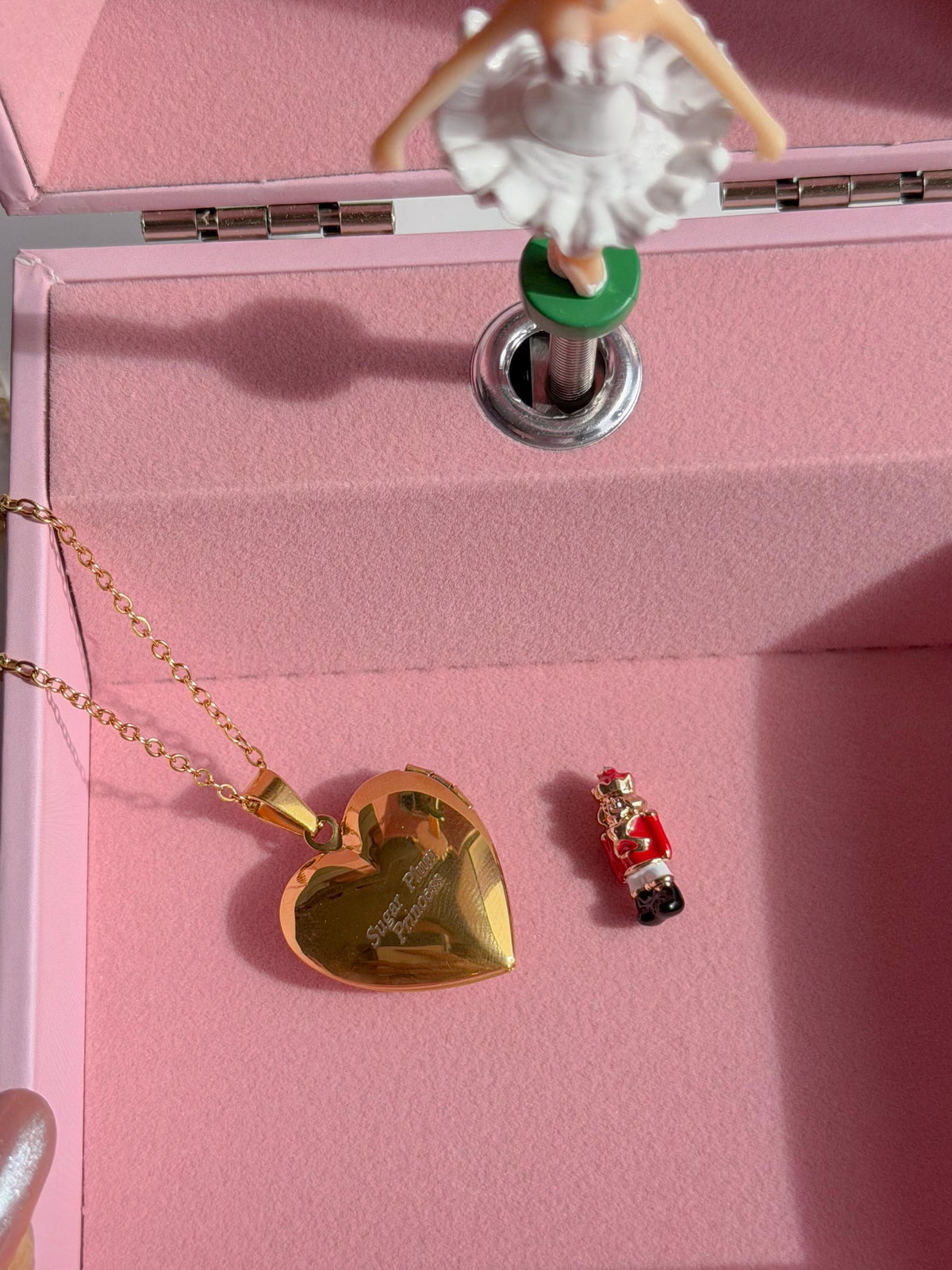 Clara Sugar Plum Locket Necklace